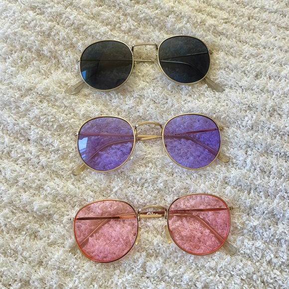 Three round sunglasses - Picture 1 of 3
